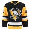 Pittsburgh Penguins Fashion7 Alternate Authentic Pro Custom Jersey - Black - Side View