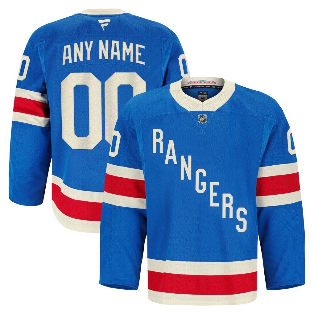 New York Rangers Fashion7 Centennial Authentic Pro Custom Jersey