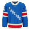 New York Rangers Fashion7 Centennial Authentic Pro Custom Jersey - Blue - Side View