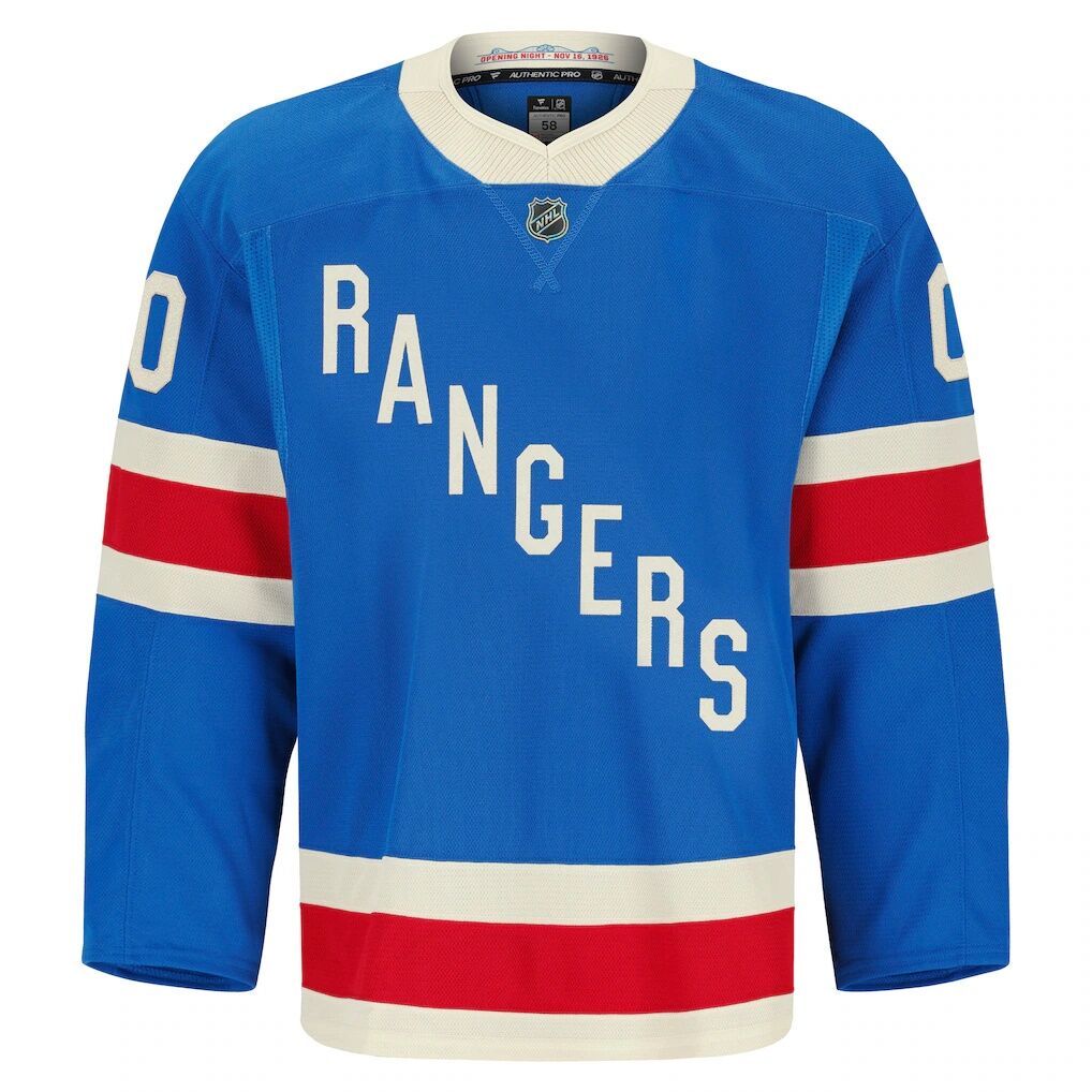 New York Rangers Fashion7 Centennial Authentic Pro Custom Jersey