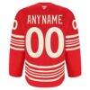 Detroit Red Wings Fashion7 Anniversary Authentic Pro Custom Jersey - Red - Detail View