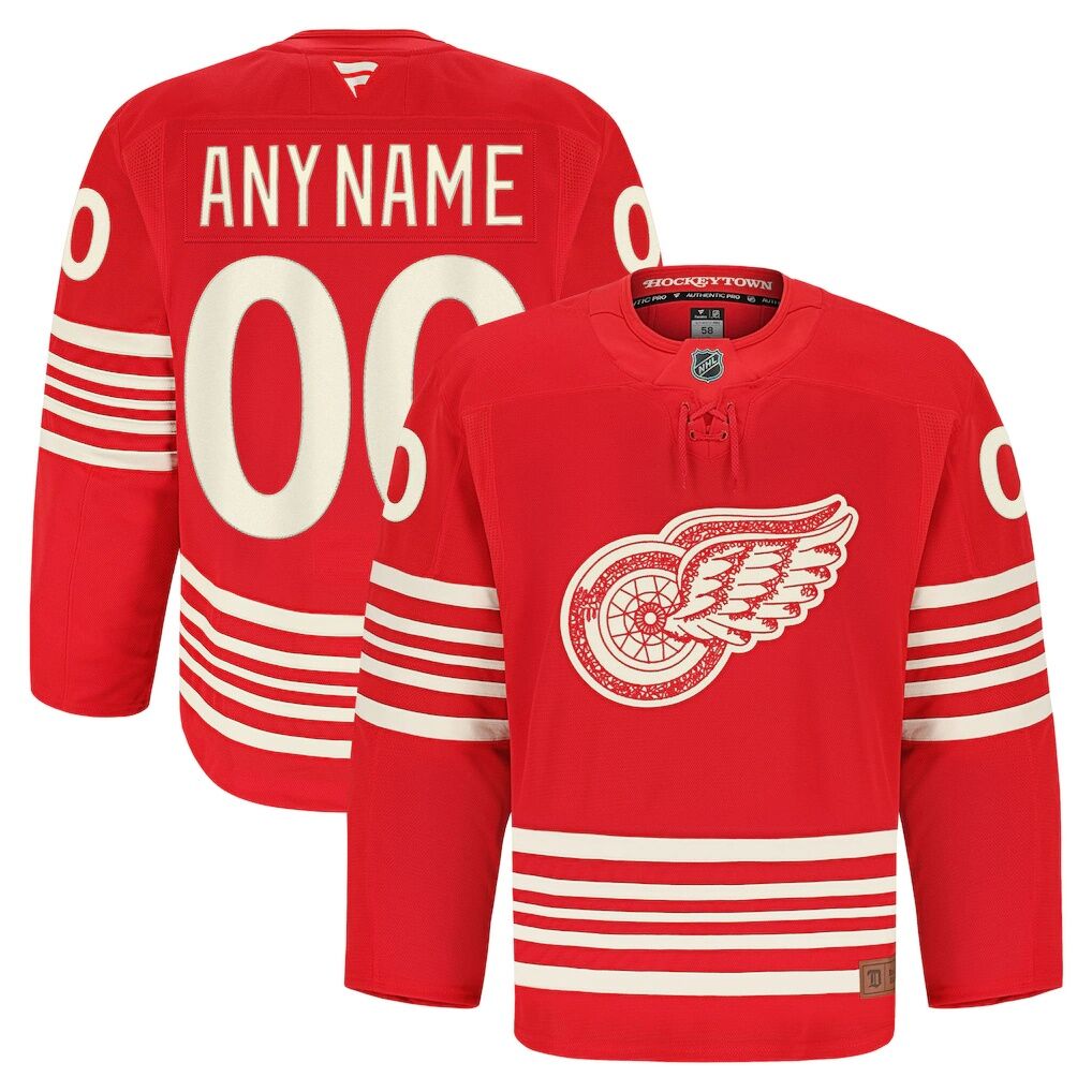 Detroit Red Wings Fashion7 Anniversary Authentic Pro Custom Jersey