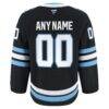 Utah Mammoth Fashion7 Home Authentic Pro Custom Jersey - Black - Detail View