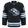 Utah Mammoth Fashion7 Home Authentic Pro Custom Jersey - Black - Side View