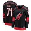 Taylor Hall Carolina Hurricanes Fashion7 Women's Home Breakaway Player Jersey - Black - Front View