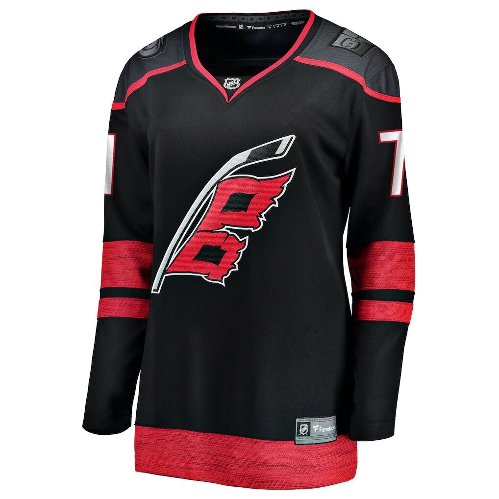 Taylor Hall Carolina Hurricanes Fashion7 Women's Home Breakaway Player Jersey