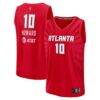 Rhyne Howard Atlanta Dream Fashion7 Unisex Explorer Edition Fast Break Replica Jersey - Red - Front View