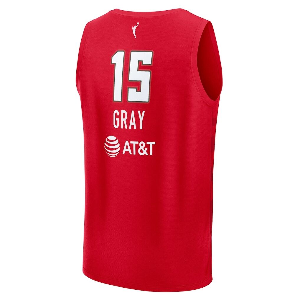 Allisha Gray Atlanta Dream Fashion7 Unisex Explorer Edition Fast Break Replica Jersey
