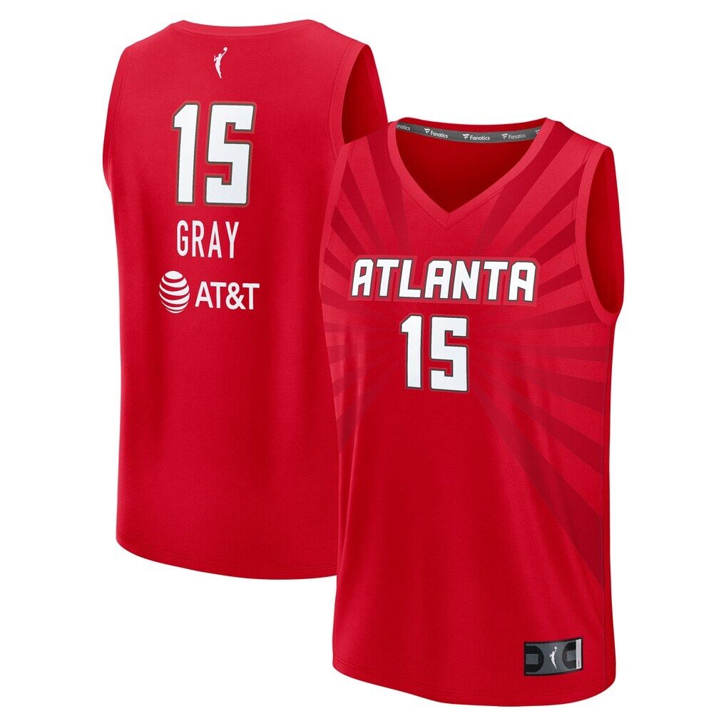 Allisha Gray Atlanta Dream Fashion7 Youth Explorer Edition Fast Break Replica Jersey