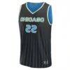 Courtney Vandersloot Chicago Sky Fashion7 Youth Explorer Edition Fast Break Replica Jersey - Black - Side View