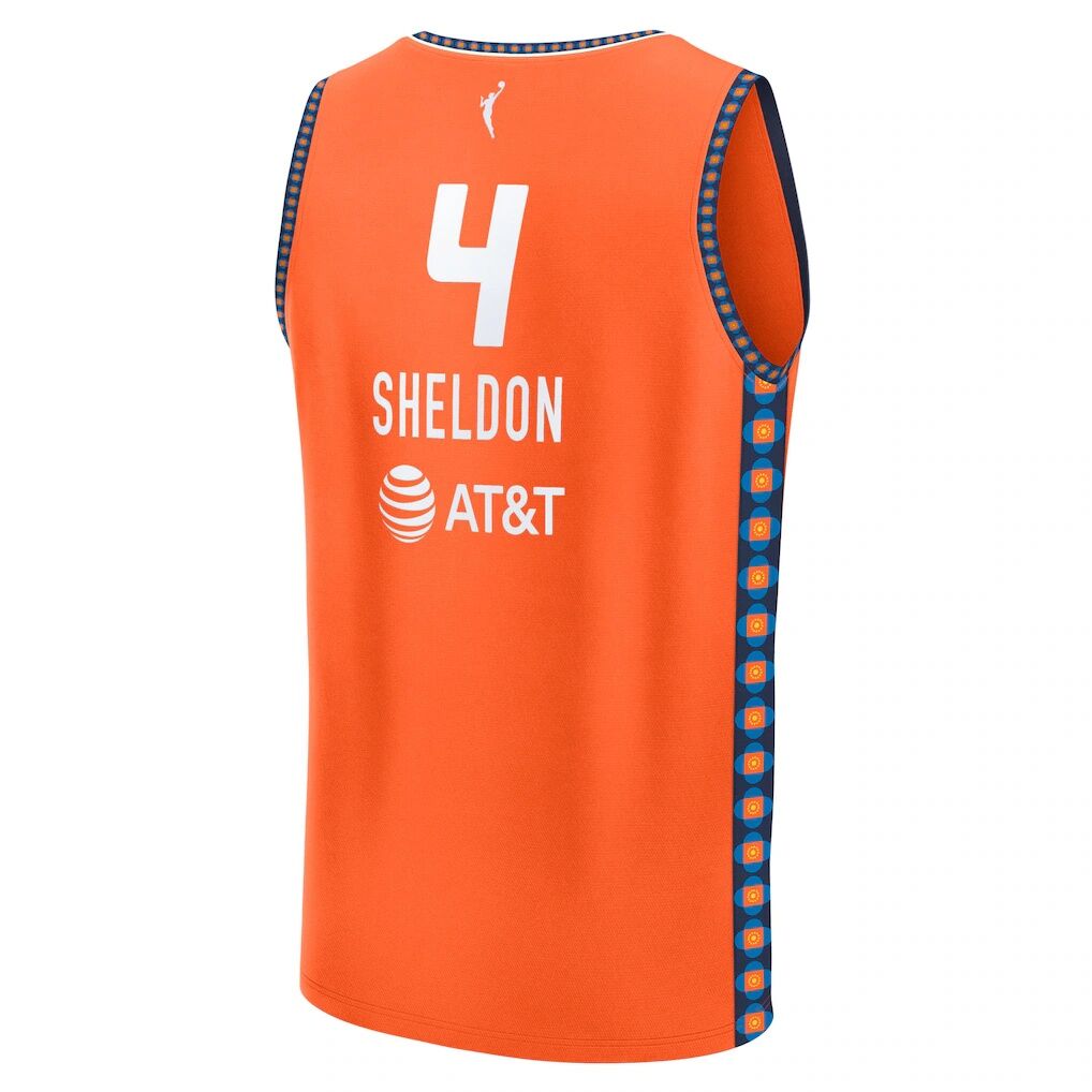 Jacy Sheldon Connecticut Sun Fashion7 Youth Explorer Edition Fast Break Replica Jersey