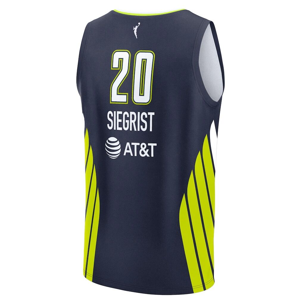 Maddy Siegrist Dallas Wings Fashion7 Unisex Explorer Edition Fast Break Replica Jersey
