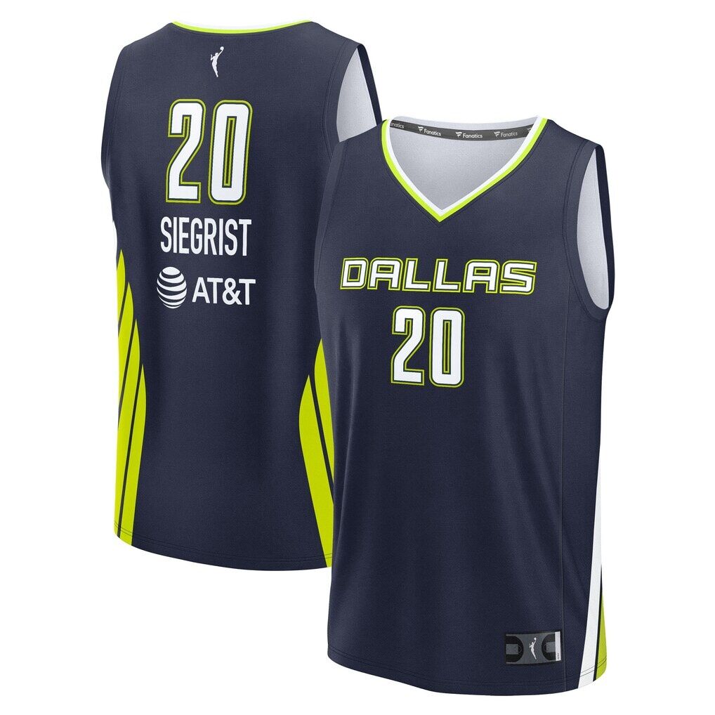 Maddy Siegrist Dallas Wings Fashion7 Unisex Explorer Edition Fast Break Replica Jersey