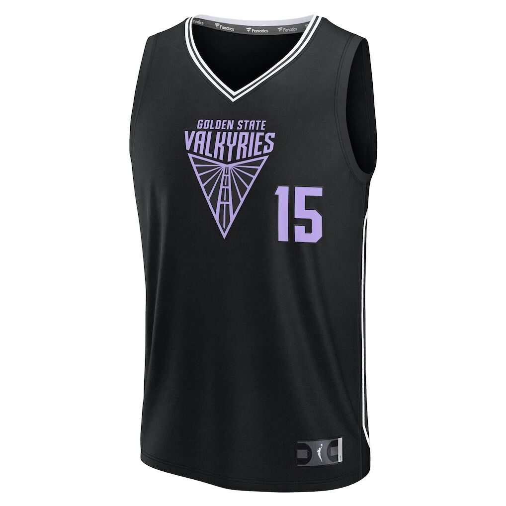 Tiffany Hayes Golden State Valkyries Fashion7 Youth Explorer Edition Fast Break Replica Jersey - Eclipse Black
