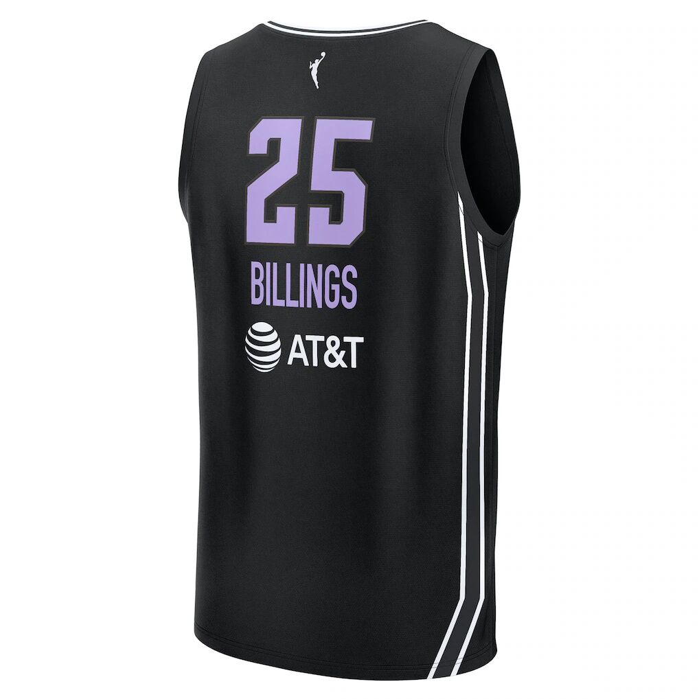 Monique Billings Golden State Valkyries Fashion7 Youth Explorer Edition Fast Break Replica Jersey - Eclipse Black