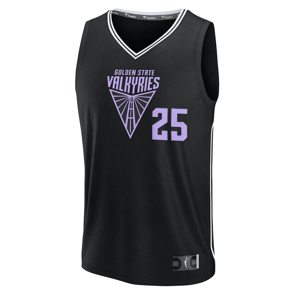 Monique Billings Golden State Valkyries Fashion7 Youth Explorer Edition Fast Break Replica Jersey - Eclipse Black