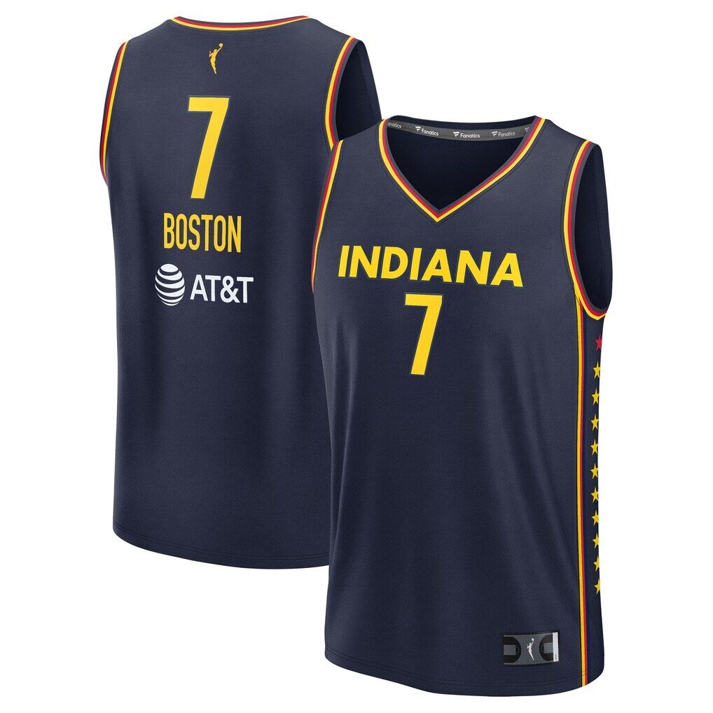 Aliyah Boston Indiana Fever Fashion7 Youth Explorer Edition Fast Break Replica Jersey