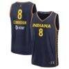 Sophie Cunningham Indiana Fever Fashion7 Unisex Explorer Edition Fast Break Replica Jersey - Navy - Front View