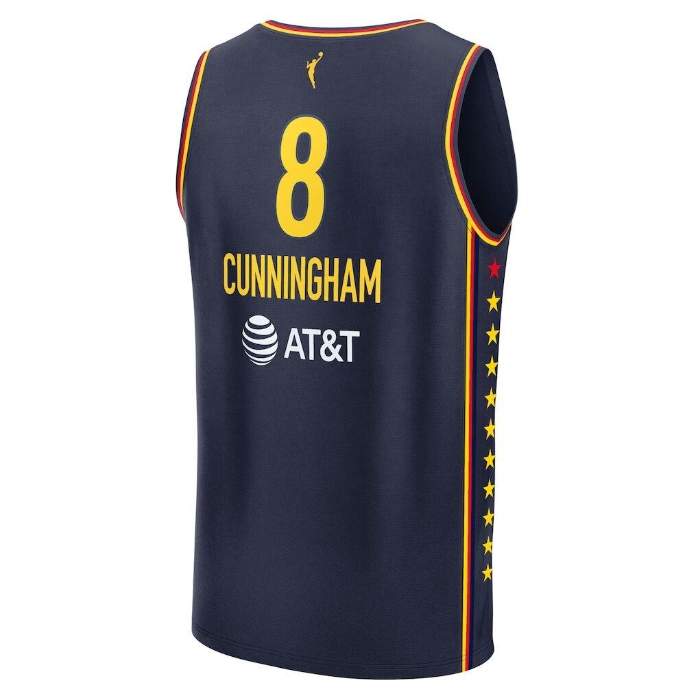 Sophie Cunningham Indiana Fever Fashion7 Youth Explorer Edition Fast Break Replica Jersey