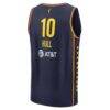 Lexie Hull Indiana Fever Fashion7 Youth Explorer Edition Fast Break Replica Jersey - Navy - Detail View