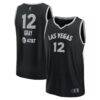 Chelsea Gray Las Vegas Aces Fashion7 Youth Explorer Edition Fast Break Replica Jersey - Black - Front View
