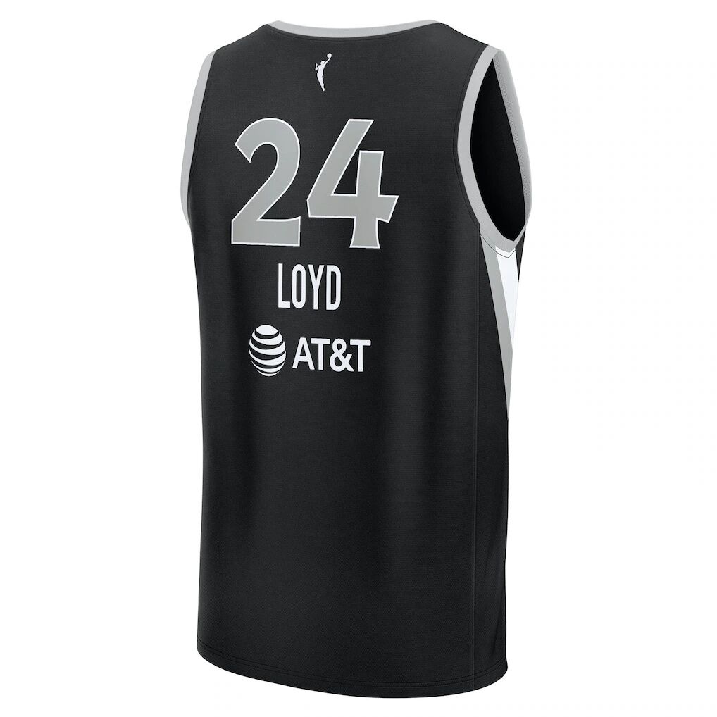 Jewell Loyd Las Vegas Aces Fashion7 Youth Explorer Edition Fast Break Replica Jersey