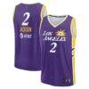 Rickea Jackson Los Angeles Sparks Fashion7 Unisex Explorer Edition Fast Break Replica Jersey - Purple - Front View