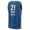 Kayla McBride Minnesota Lynx Fashion7 Youth Explorer Edition Fast Break Replica Jersey - Blue - Detail View