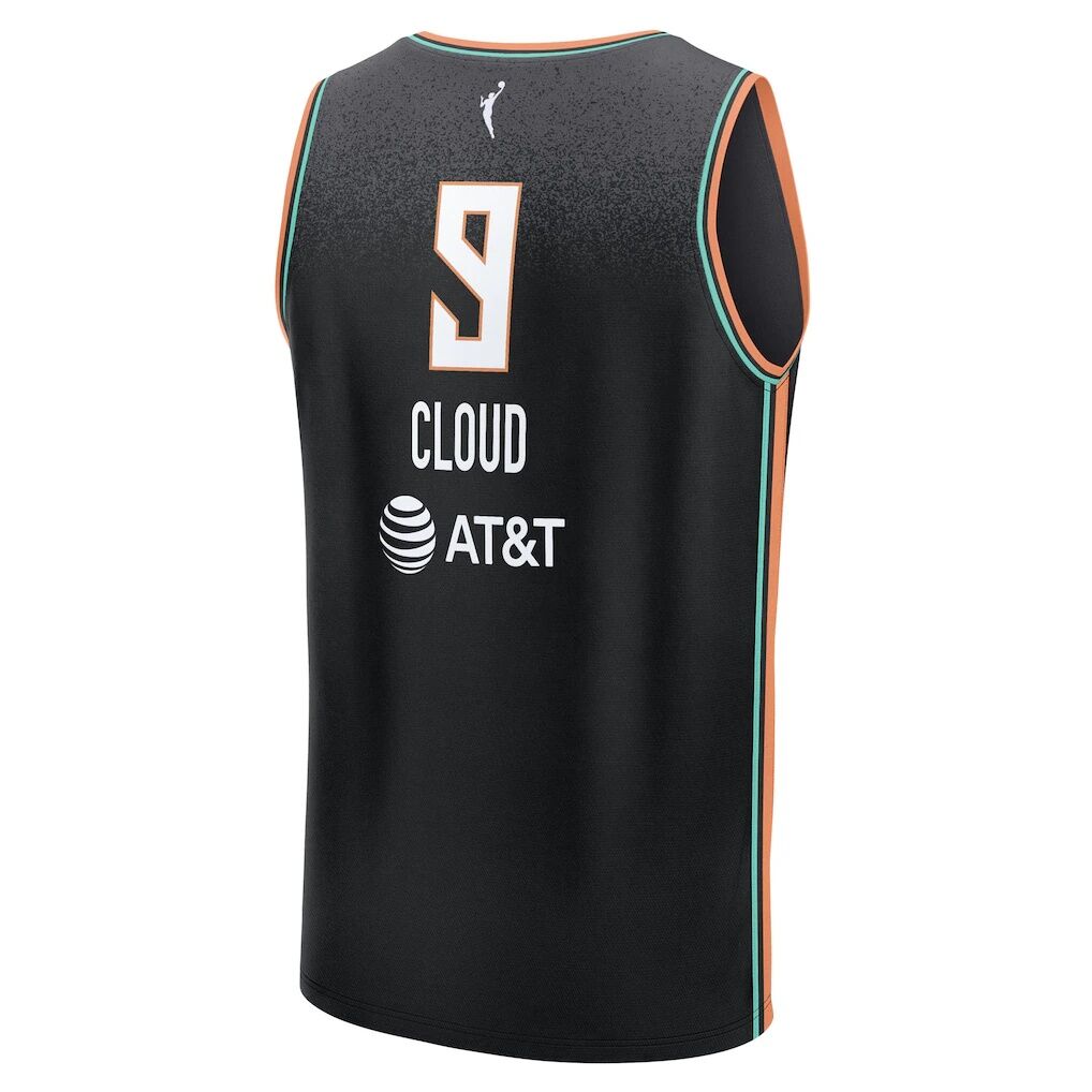 Natasha Cloud New York Liberty Fashion7 Unisex Explorer Edition Fast Break Replica Jersey