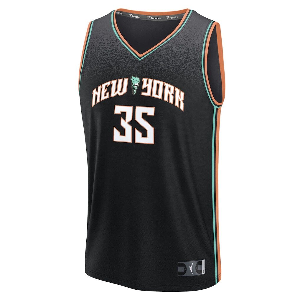 Jonquel Jones New York Liberty Fashion7 Unisex Explorer Edition Fast Break Replica Jersey