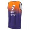 Satou Sabally Phoenix Mercury Fashion7 Youth Explorer Edition Fast Break Replica Jersey - Purple - Detail View