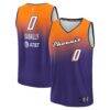 Satou Sabally Phoenix Mercury Fashion7 Youth Explorer Edition Fast Break Replica Jersey - Purple - Front View