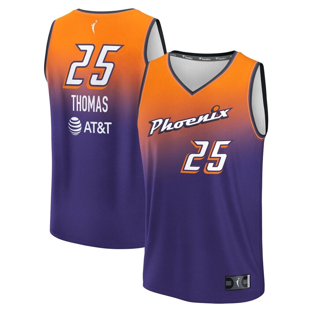 Alyssa Thomas Phoenix Mercury Fashion7 Youth Explorer Edition Fast Break Replica Jersey