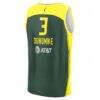Nneka Ogwumike Seattle Storm Fashion7 Unisex Explorer Edition Fast Break Replica Jersey - Green - Detail View