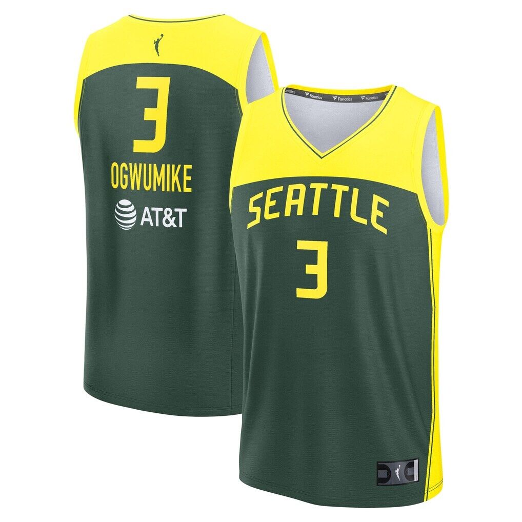 Nneka Ogwumike Seattle Storm Fashion7 Unisex Explorer Edition Fast Break Replica Jersey