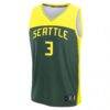 Nneka Ogwumike Seattle Storm Fashion7 Unisex Explorer Edition Fast Break Replica Jersey - Green - Side View