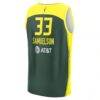 Katie Lou Samuelson Seattle Storm Fashion7 Unisex Explorer Edition Fast Break Replica Jersey - Green - Detail View