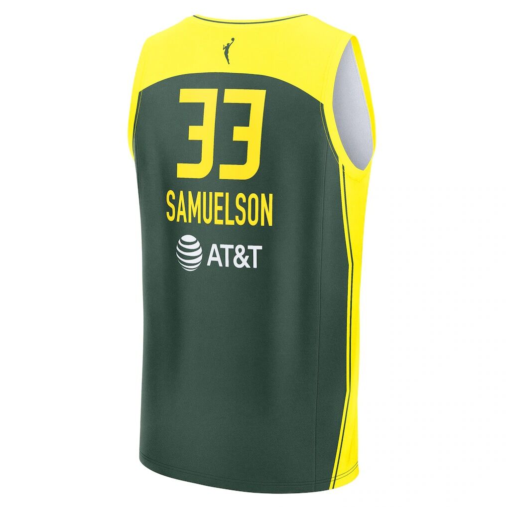 Katie Lou Samuelson Seattle Storm Fashion7 Unisex Explorer Edition Fast Break Replica Jersey