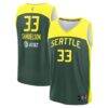 Katie Lou Samuelson Seattle Storm Fashion7 Unisex Explorer Edition Fast Break Replica Jersey - Green - Front View