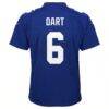 Jaxson Dart New York Giants Nike Youth Team Game Jersey - - Detail View