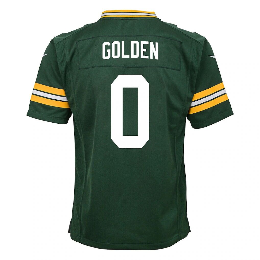 Matthew Golden Green Bay Packers Nike Youth Team Game Jersey