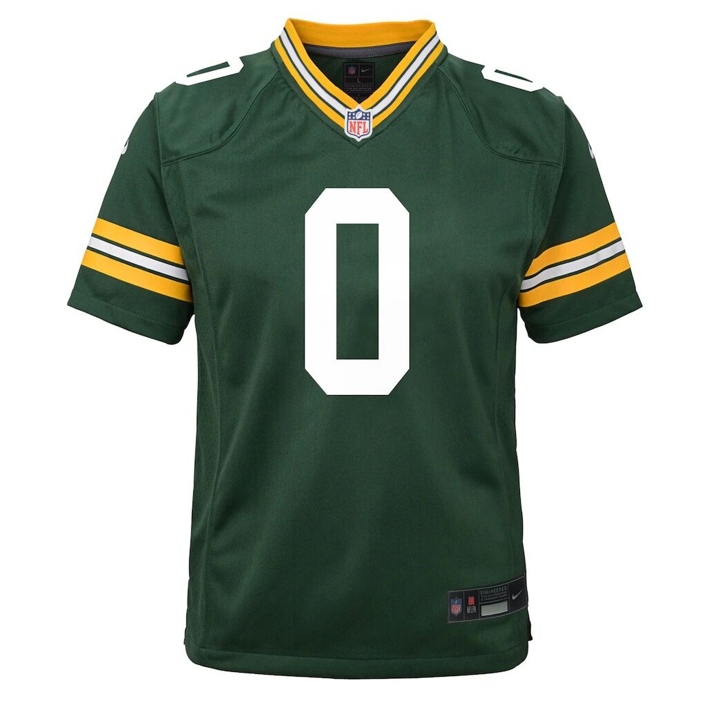 Matthew Golden Green Bay Packers Nike Youth Team Game Jersey