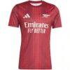 Arsenal adidas 2025/26 Pre-Match Training Jersey - Red - Alt1