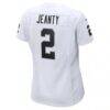 Ashton Jeanty Las Vegas Raiders Nike Women's Game Jersey - White - Detail View