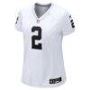 Ashton Jeanty Las Vegas Raiders Nike Women's Game Jersey - White - Side View