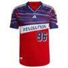 New England Revolution adidas 2025 Third Authentic Jersey - Red - Side View