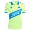 Charlotte FC adidas 2025 Third Authentic Custom Jersey - Yellow - Side View