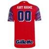 New England Revolution adidas 2025 Third Authentic Custom Jersey - Red - Detail View