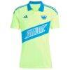 Charlotte FC adidas 2025 Third Replica Custom Jersey - Yellow - Side View