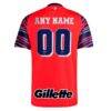 New England Revolution adidas 2025 Third Replica Custom Jersey - Red - Detail View